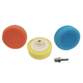 Zestaw gąbek 3 szt gąbka polerska tarcze 125xM14 + trzpień M14