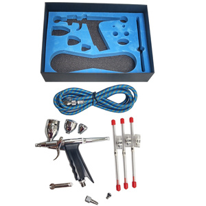 Aerograf AB-116K 4 dysze z kompresorem zestaw do malowania AB116K zdjęcie nr 5