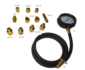 Tester ciśnienia miernik oleju dużo końcówek TU-11 adaptery próbnik 12 el.zestaw UK Wave Box Oil Pressure Meter Tester 1009G zdjęcie nr 10