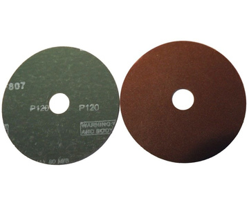 Krążek fibrowy tarcza fibrowa do szlifowania metalu drewna pcv pakiet 25 szt. fibra granulacja 100 zdjęcie nr 6