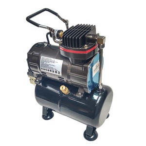 Kompresor z butlą do aerografu TC-80T Sprężarka z reduktorem bezolejowy cichy kompresor filtr Magma zdjęcie nr 4