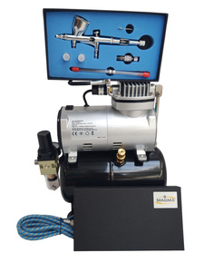 Zestaw malarski kompresor 20T z butlą z aerografem AB180S AB-180S zdjęcie nr 10