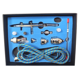 Aerograf AB 186K z kompresorem dwutłokowym do malowania 30T zestaw lakierniczy AB-186K zdjęcie nr 8