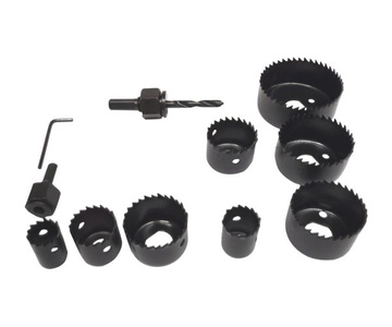 Otwornica do drewna 12 elementów otwornice do obróbki drewna 19-64mm hole saw 12 ELEMENTS 12el Magma SC-8026 zdjęcie nr 6