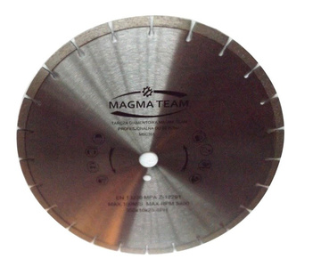 Tarcza diamentowa 350x25,4 MAGMA do cięcia betonu, piaskowca MSC351 350x25,4 MSC 350x25,4 350 x 25,4 350x25,4mm zdjęcie nr 1