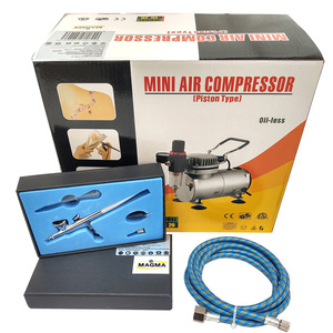 Zestaw do aerografii kompresor TC-20C + aerograf AB-207 zdjęcie nr 12