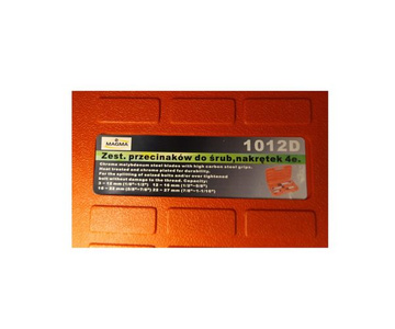 Zestaw przecinaków do śrub, nakrętek 4szt przecinaki kpl do cięcia nakrętek 9-27 1012D zdjęcie nr 7