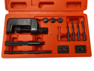 Przyrząd do rozkuwania i zakuwania łańcucha wymiany LT-A1604 nitownica zakuwarka łańcuchów motocyklowych łańcuch 1085D chain breaker and riveting tool 13el. zdjęcie nr 2