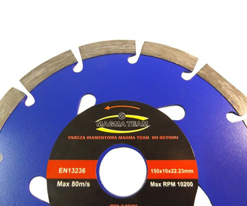 Tarcza diamentowa do betonu 150x22,2mm MSG150 do bruzdownicy Magma MSG 150x22,2 150 x 22,2 150x22,2mm zdjęcie nr 2