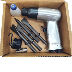 Młotek pneumatyczny AT2010R AT-2010R dłuta + nasada igłowa QRC41280 Młotek Pneumatyczny Igłowy Udarowy + 3x Groty Przecinaki Głowica Igłowa zdjęcie nr 7