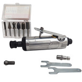 Szlifierka trzpieniowa  ADG702 AT7033 mała prosta + zestaw frezów  trzpieniowych 6el.