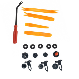 Spinki kołki klipsy samochodowe do tapicerki auta 655 ele zestaw + ściągacz 010368NB zdjęcie nr 15