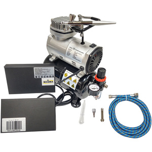 Zestaw do aerografii kompresor z butlą TC-20T + aerograf AB-207 zdjęcie nr 8