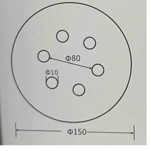 Krążki ścierne 150mm papier na rzep gr 100 z otworami 100szt ścierny krążek samoprzylepne zdjęcie nr 5