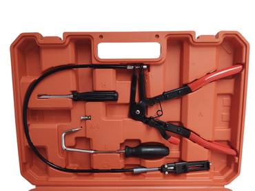 Szczypce z linką kleszcze do opasek przewodów zaciskowych taśmowych z długą linka 9el. 1252 1048B zdjęcie nr 3