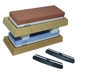 Osełka dwustronna do noży kamień szlifierski ostrzenia ostrzałka 3000/8000 + osełka dwustronna do noży kamień szlifierski ostrzenia ostrzałka 6000/1000 zdjęcie nr 2