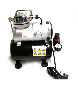 Zestaw do aerografii kompresor z butlą 20T aerograf AB-130 słoik do czyszczenia 502 AB130 AB 130 zdjęcie nr 9