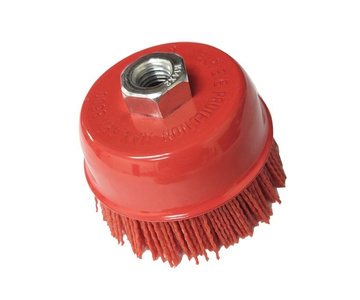 Szczotka nylonowa czołowa 125mm M14 obrotowa doczołowa 125xM14 125M14 125 M14 postarzanie zdjęcie nr 1