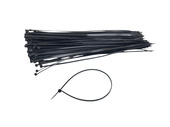 Opaski zaciskowe zaciski czarne 3,6 x 300 mm 3,6x300 z filtrem UV 100szt