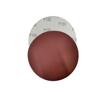 Krążki ścierne 180 mm papier na rzep gr. 180 100 szt ścierny krążek samoprzylepne  zdjęcie nr 1