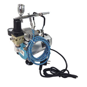 Aerograf AB-183K AB183K AB 183K + komprespr TC-20C zestaw pneumatyczny lakierniczy zdjęcie nr 16