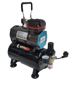 Kompresor z butlą kompresor do aerografu oryginał TC-88T super jakość do aerografii mini Airbrush compressor zdjęcie nr 4