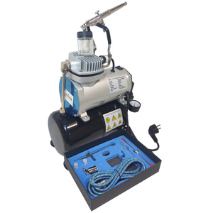 Aerograf 134K kompresor z butlą zestaw do malowania AB-134K zdjęcie nr 17