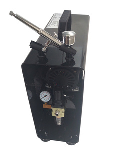 Kompresor do aerografów z butlą TC-20TS + AB130 0,2 +0,3 + wężyk 1/8-1/4 Aerograf AB130 AB-130 wysoka jakość do aerografii AIRBRUSCH AB 130 zdjęcie nr 3