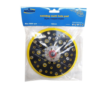 Tarcza na rzep dysk szlifierki pneumatycznej 150mm wiele otworów zdjęcie nr 4