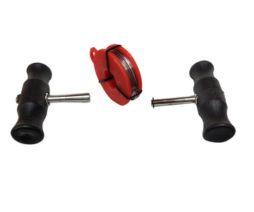 Zestaw do wycinania szyb samochodowych demontażu narzędzi uchwyt - linka 1218F zdjęcie nr 6