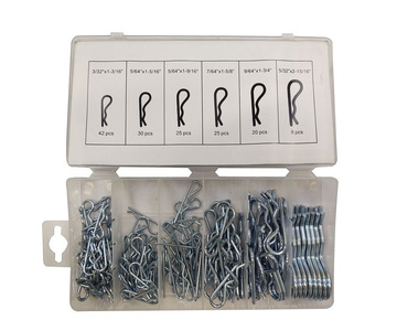 Zawleczki zestaw zawleczek sprężynowych 150 2-4mm przetyczek sprężynowe zdjęcie nr 5