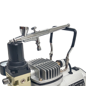 Zestaw do aerografii mini kompresor TC-20C aerograf AB-136 zdjęcie nr 7