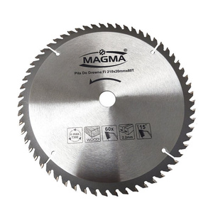 Piła tarcza tarcze do cięcia drewna 210mm 60T z widią 210x20 / 16 mm x 60 zębów widiowa Magma 210x20x60t zdjęcie nr 2