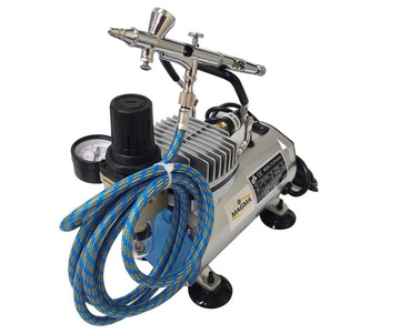 Kompresor do aerografów TC20C + aerograf TG208 TG-208 zdjęcie nr 6