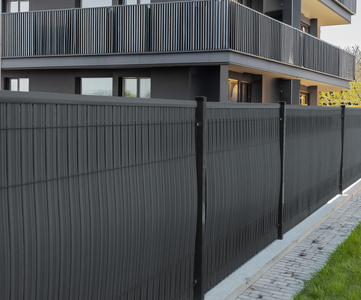 Listwy ogrodzeniowe pionowe wąskie 153x250cm RD05 Antracyt komplet zdjęcie nr 8