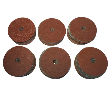 Krążek fibrowy tarcza fibrowa do szlifowania metalu drewna pcv pakiet 25 szt. fibra granulacja 100 zdjęcie nr 13