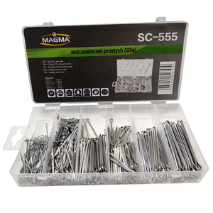 Zawleczki proste zestaw zawleczek 555 szt. komplet cotter pins SC-555 zdjęcie nr 7