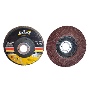 Tarcza tarcze do metalu szlifowania lamelka listkowa 125mm gr60 P60 Magma Tarcza lamelkowa Elektrokorund płytkowa płytkowe zdjęcie nr 2