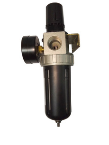 Reduktor z filtrem powietrza 1/2" manometr z odwadniaczem S4000 SFR-4000 separator AFR-400 zdjęcie nr 5