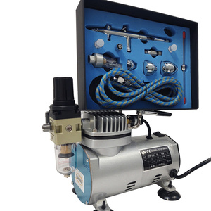 Aerograf AB-183K AB183K AB 183K + komprespr TC-20C zestaw pneumatyczny lakierniczy zdjęcie nr 17