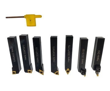 Noże tokarskie 16mm 7el zestaw nóż tokarka komplet płytka wymienna 16x16 zdjęcie nr 4