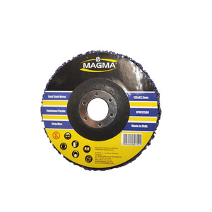 Dysk krążek tarcza 125 do usuwania rdzy farby włosy murzyna włóknina fioletowa tarcza do szlifowania metalu 125mm tarcze ściernica do czyszczenia piast zdjęcie nr 8