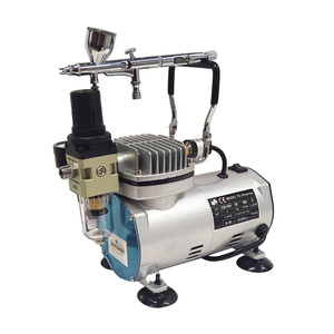 Zestaw malarski kompresor bez butli z aerografem AB180S AB-180S zdjęcie nr 11