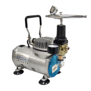 AEROGRAF AB-130 AB 130 AB130 Z DYSZĄ 0,2 0,3 0,5 + MINI KOMPRESOR 4BAR Z KOMPRESOREM zdjęcie nr 9