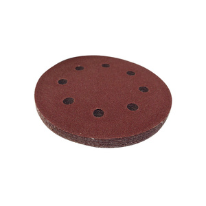 Krążki ścierne 180 mm papier na rzep gr. 60 z otworami 100 szt ścierny krążek samoprzylepne otwory 110mm zdjęcie nr 11