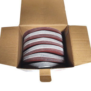 Krążki ścierne 125mm papier na rzep gr. 80 100szt ścierny krążek samoprzylepne do bączka szlifierki mimośrodowej zdjęcie nr 8