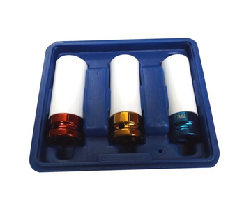 Nasadki udarowe długie do felg aluminiowych 1/2 17-21mm SCH-1001 zestaw 3el. zdjęcie nr 4