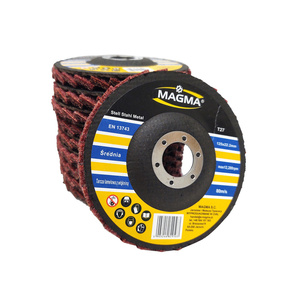 Tarcza lamelowa z włókniny 125 czerwona szlifowania polerowania włóknina lamelka listkowa zdjęcie nr 9