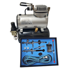 Aerograf AB208K AB-208K AB 208K 3 dysze z wężykiem do malowania BEZ LOGO zdjęcie nr 7