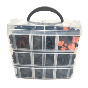 Spinki kołki klipsy samochodowe do tapicerki auta 655 ele zestaw + ściągacz 010368NB zdjęcie nr 26